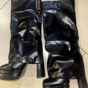 Elegant Black Knee-High Women's Boots